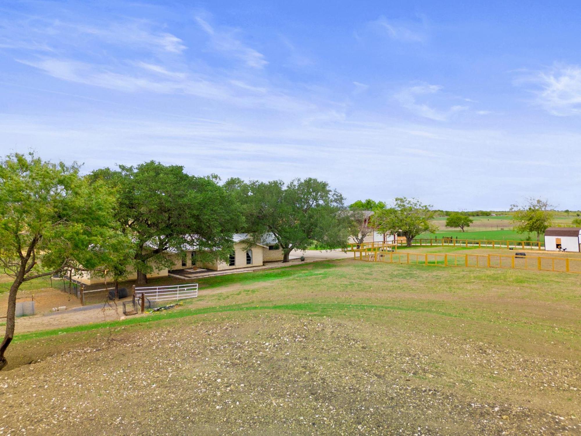 Farm Retreat With Jacuzzi, Fire Pit, Mini Goats, Mini Ponies And Mini Cows Villa San Marcos Rum bild